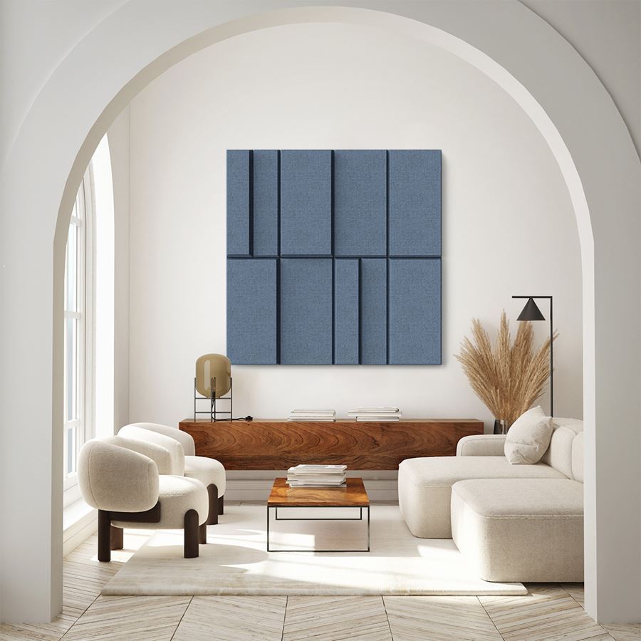 Decorative sound absorbing panels - example